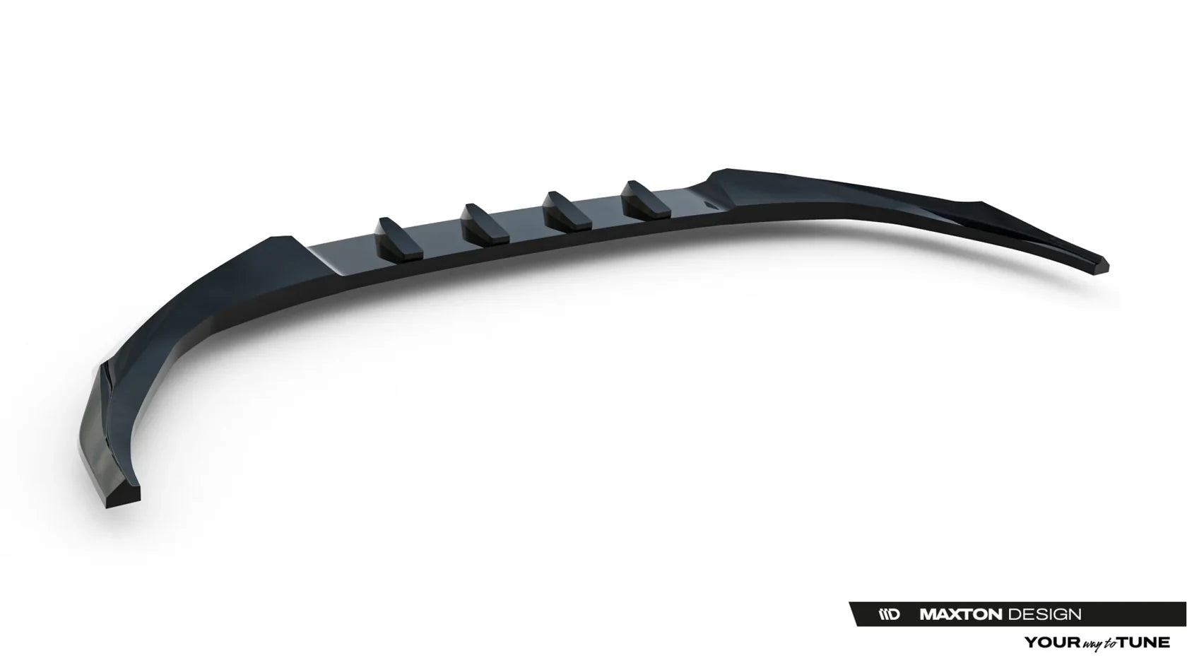 Maxton Design Frontlippe / Frontsplitter V.1 für Audi A3 Limousine 8Y Facelift