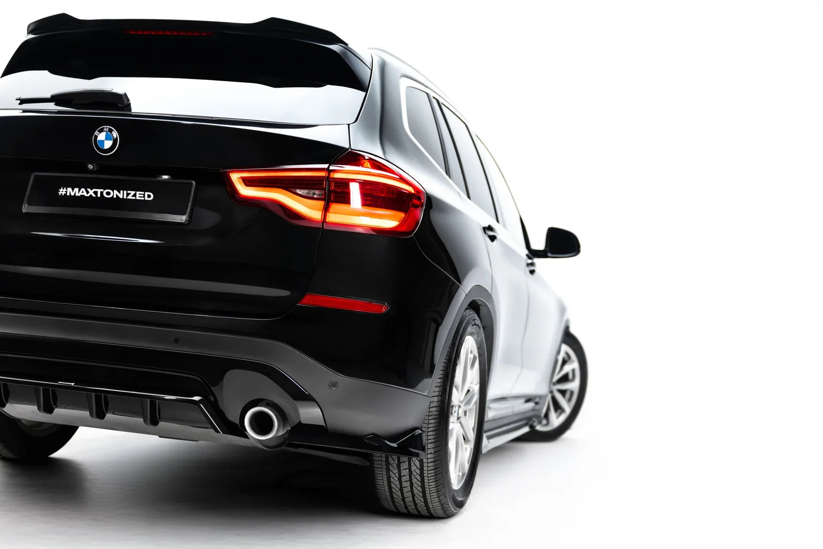 Maxton Design Heckdiffusor Ansatz V.2 für BMW X3 G01