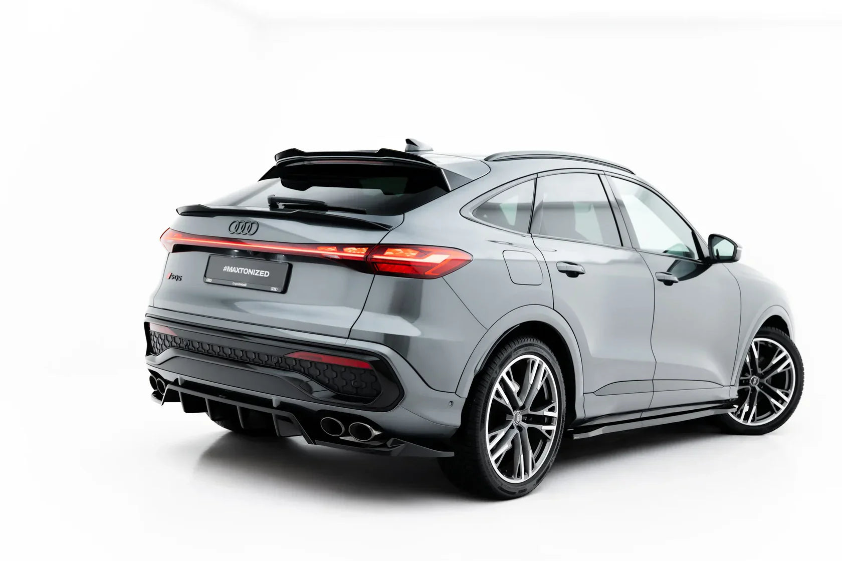 Spoiler Cap unten für Audi SQ5 / Q5 S-Line Sportback Mk3 von Maxton Design