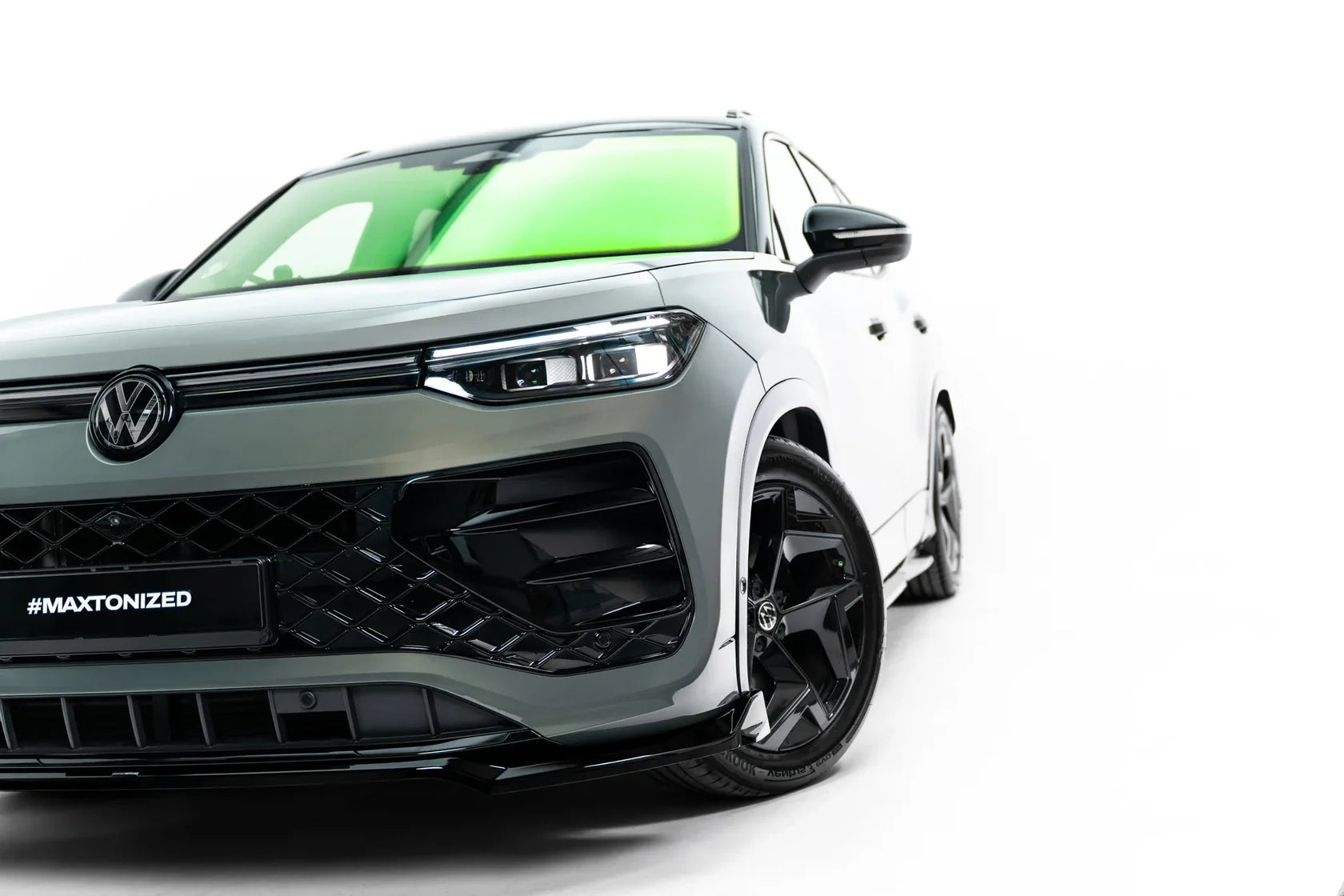 Maxton Design Frontlippe / Frontsplitter V.1 für VW Tayron R-Line Mk1