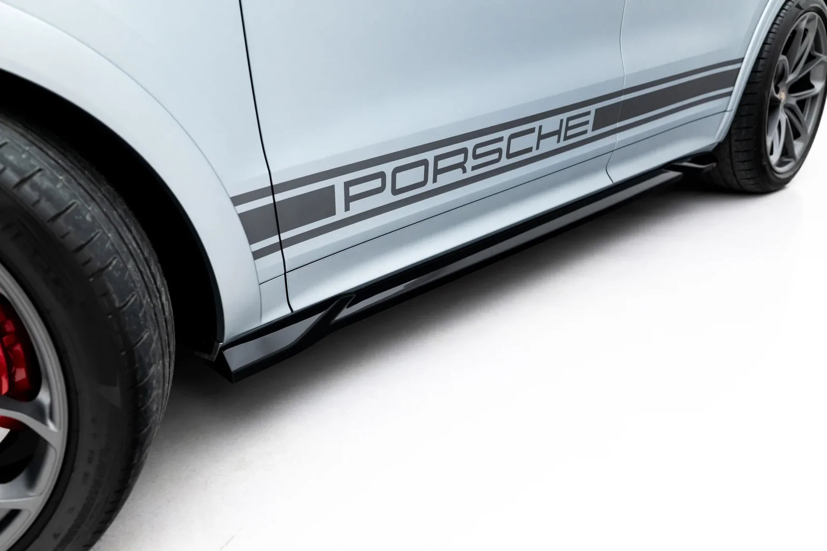 Maxton Design Seitenschweller Erweiterung für Porsche Cayenne GTS / Turbo Sport Pack / Turbo E-Hybrid GT Pack Coupe Mk3 Facelift
