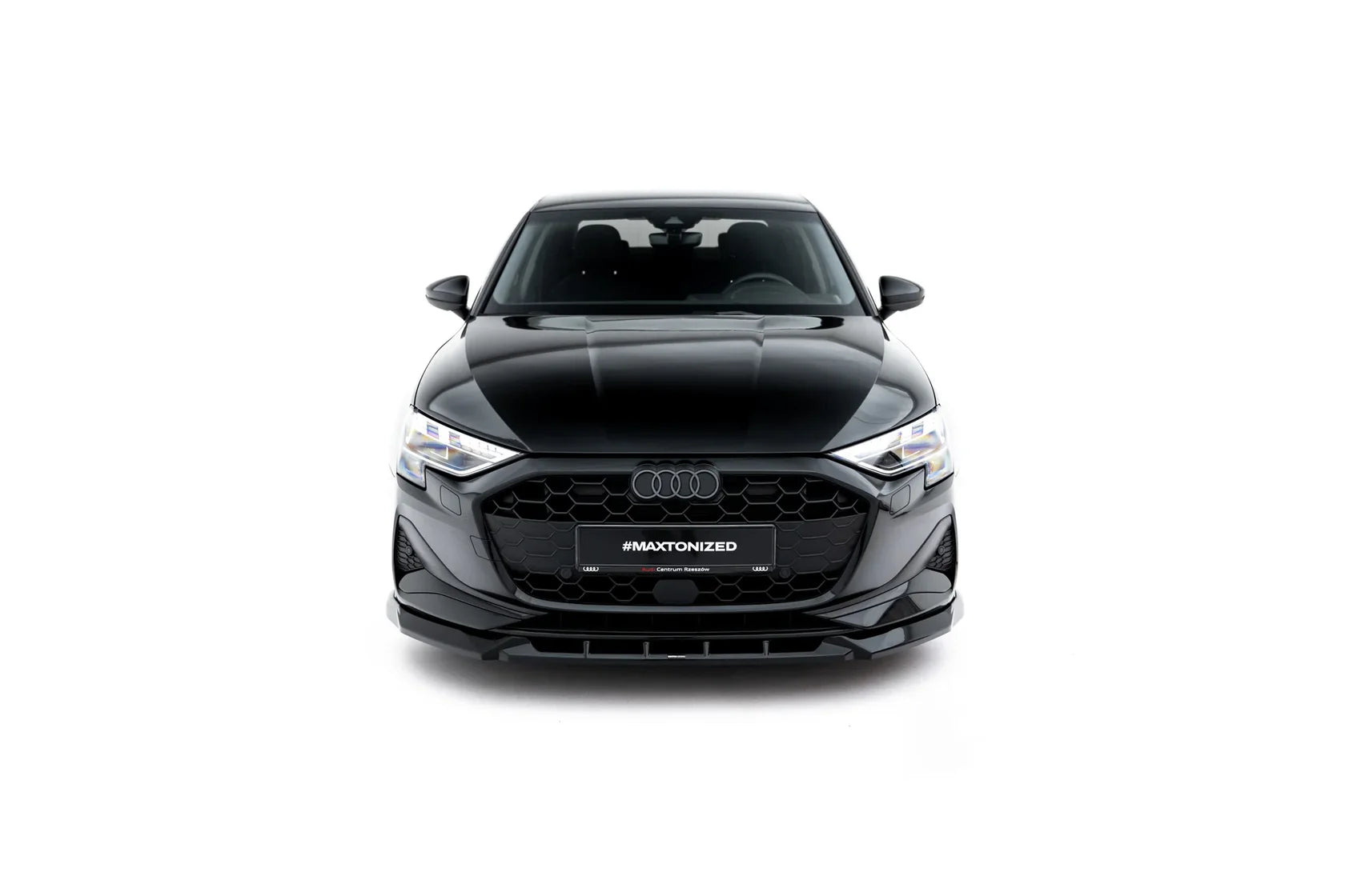 Maxton Design Frontlippe / Frontsplitter V.1 für Audi A3 Limousine 8Y Facelift
