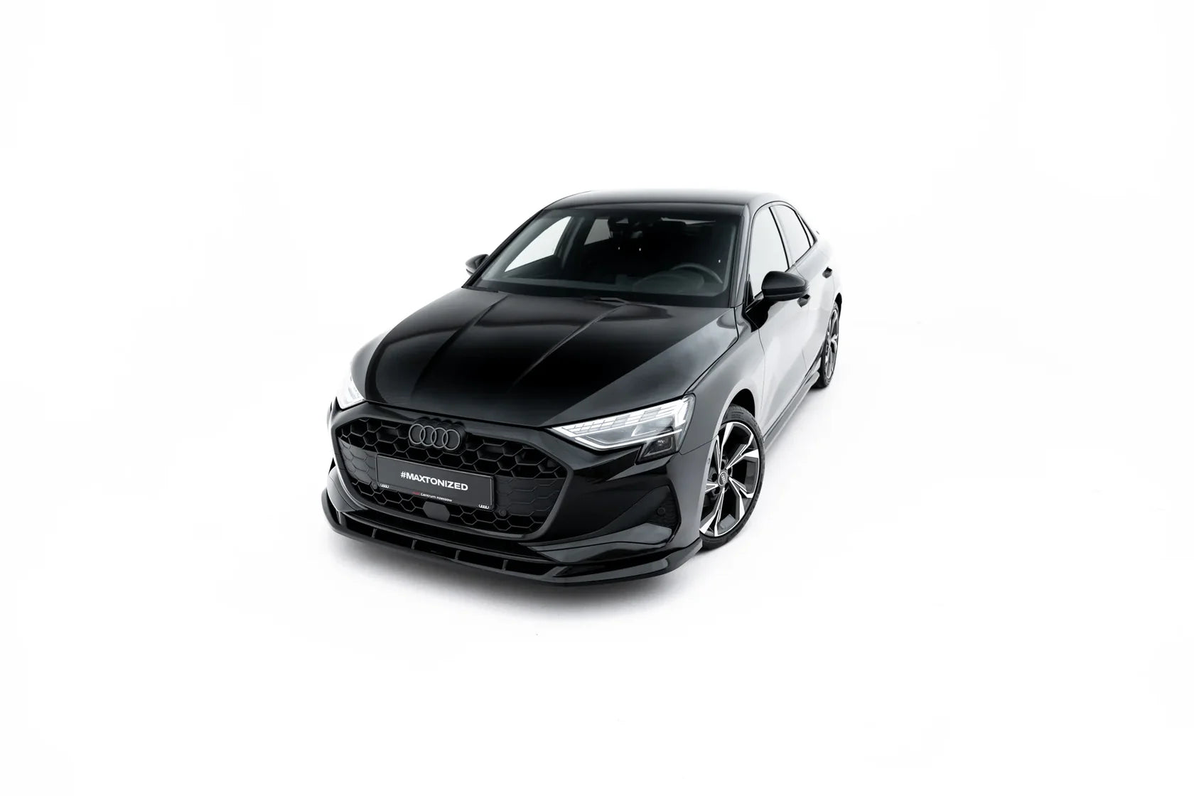 Maxton Design Frontlippe / Frontsplitter V.2 für Audi A3 Limousine 8Y Facelift