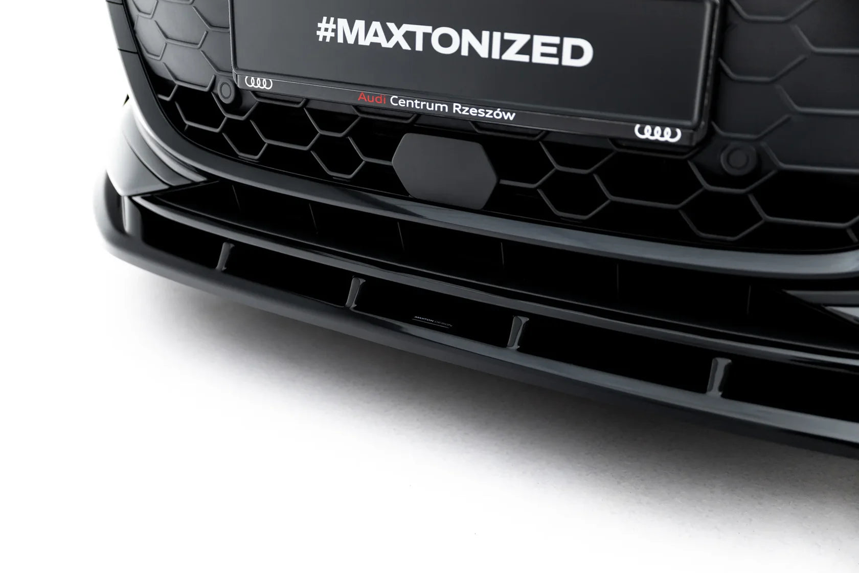 Maxton Design Frontlippe / Frontsplitter V.2 für Audi A3 Limousine 8Y Facelift
