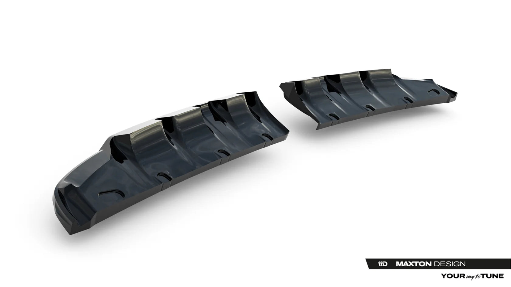 Maxton Design Heckdiffusor Ansatz für Mini Cooper John Cooper Works F65