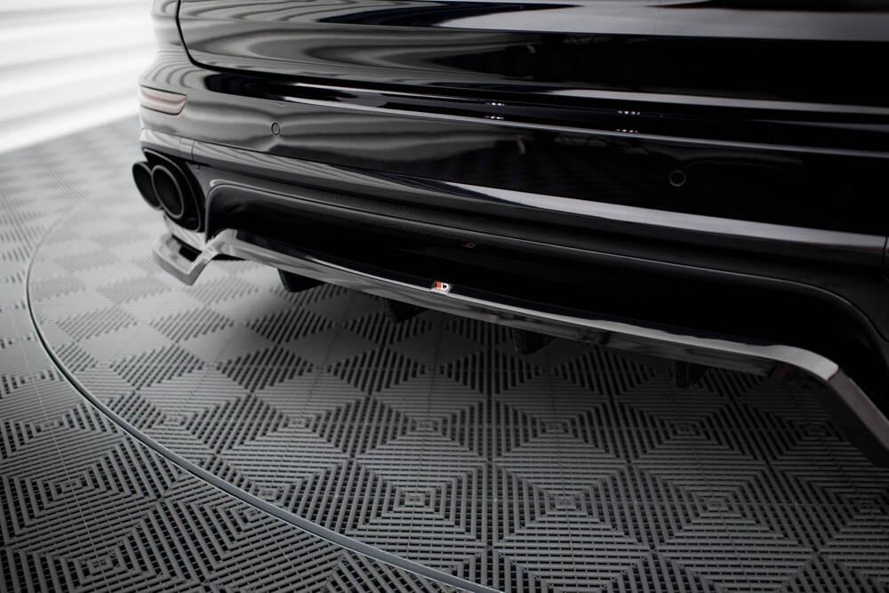 Zentraler Hinterer Splitter für Porsche Cayenne 958 (MK2) Facelift von Maxton Design