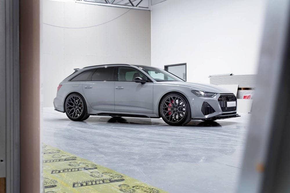 Front Lippe / Front Splitter / Frontansatz V.1 für Audi RS6 C8 von Maxton Design - UPGRADEMYCAR