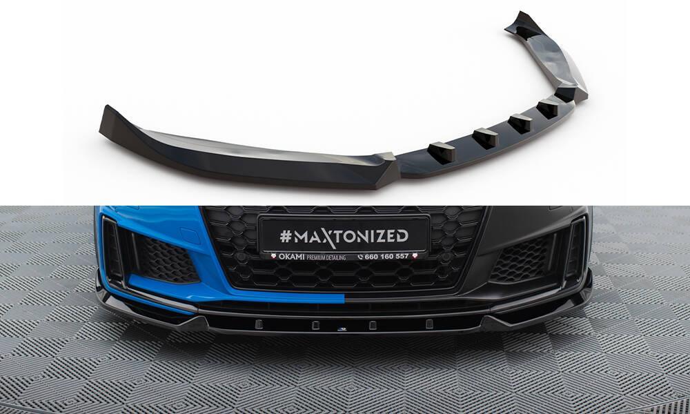 Front Lippe / Front Splitter / Frontansatz V.3 für Audi A6 C7 von Maxton Design