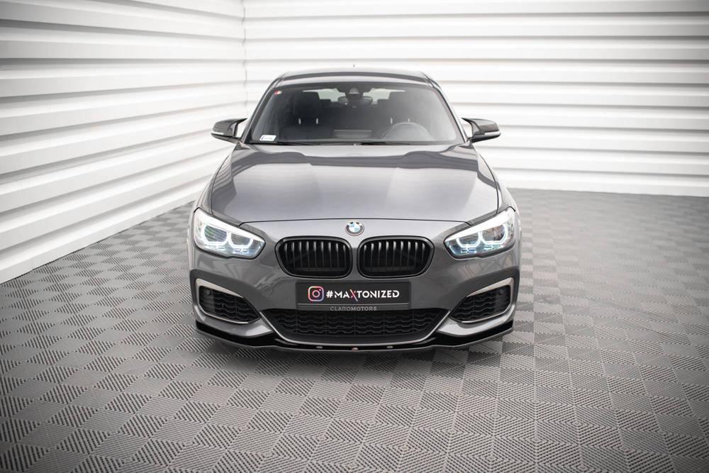 Front Splitter / Cup Schwert / Frontansatz V.1 für BMW 1 F20/F21 M-Power Facelift von Maxton Design