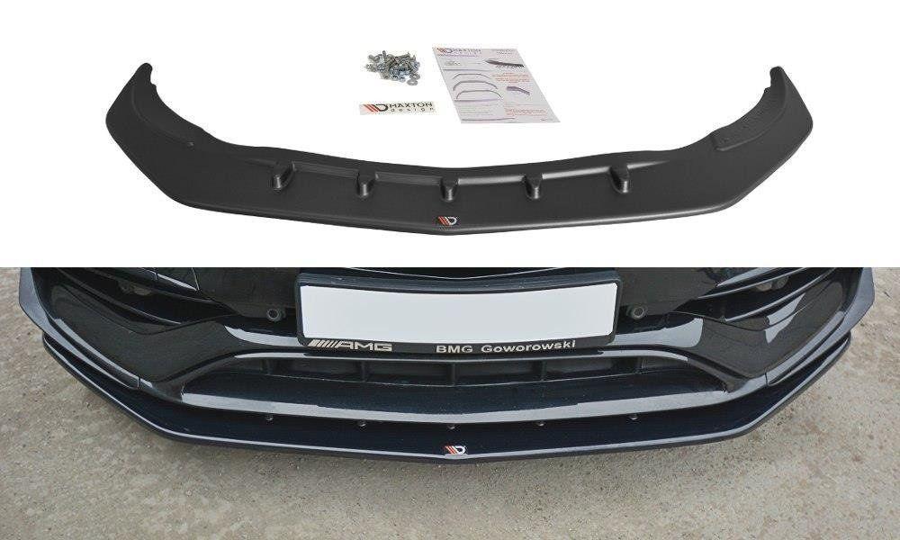 Front Lippe / Front Splitter / Frontansatz V.1 für Mercedes CLA A45 AMG C117 Facelift von Maxton Design - UPGRADEMYCAR