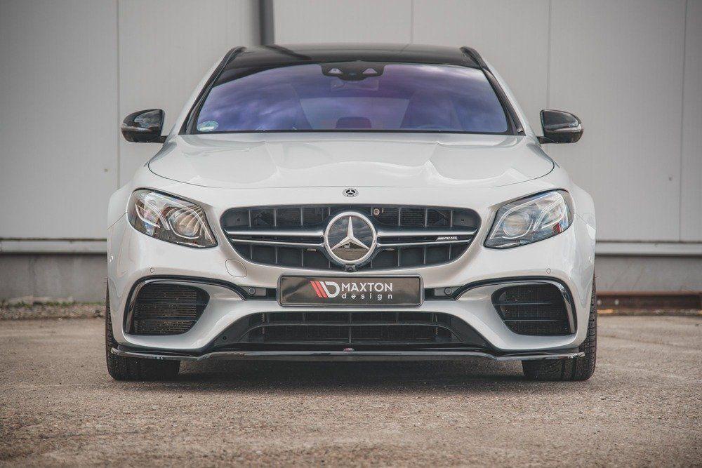 Front Splitter / Cup Schwert / Frontansatz V.1 für Mercedes E63 AMG S213/W213 von Maxton Design