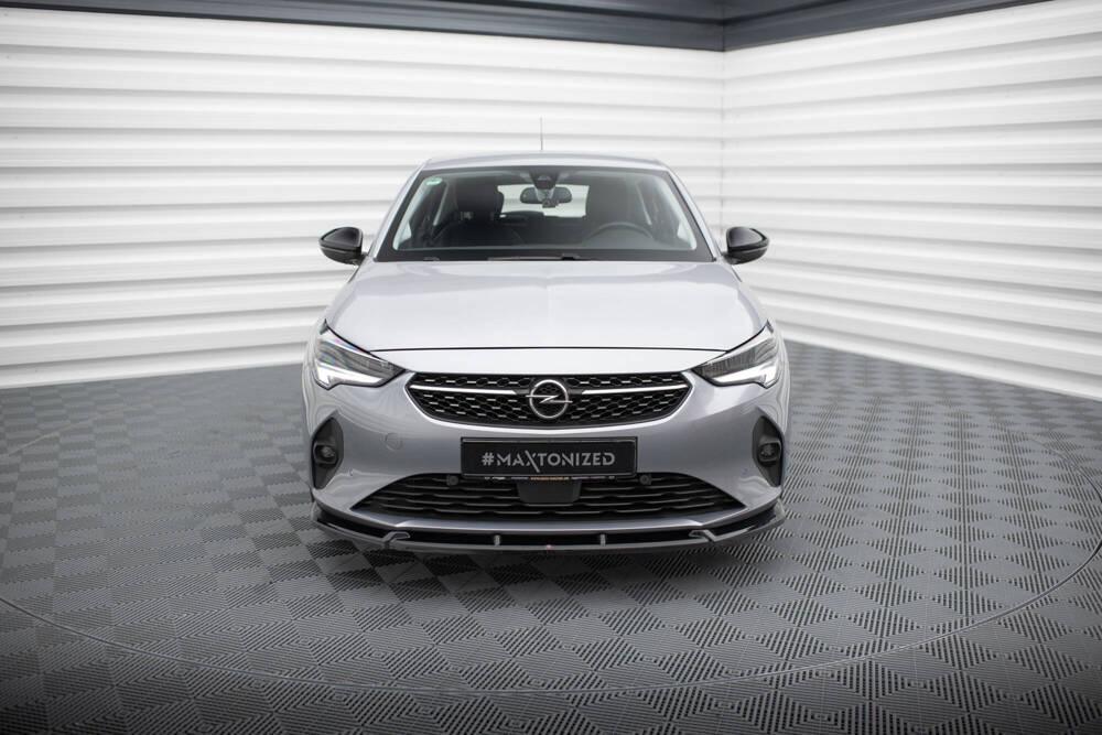 Front Lippe / Front Splitter / Frontansatz V.1 für Opel Corsa F von Maxton Design