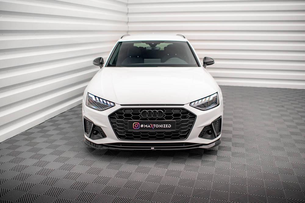 Front Lippe / Front Splitter / Frontansatz V.2 für Audi S4 B9 Facelift von Maxton Design