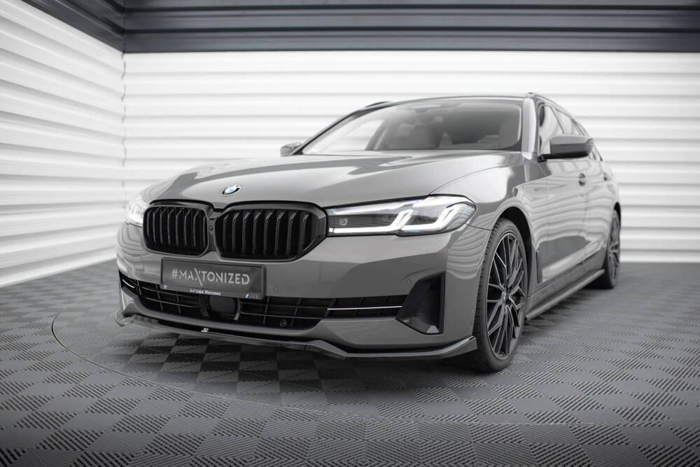 Front Lippe / Front Splitter / Frontansatz V.2 für BMW 5 G30 / G31 Facelift von Maxton Design
