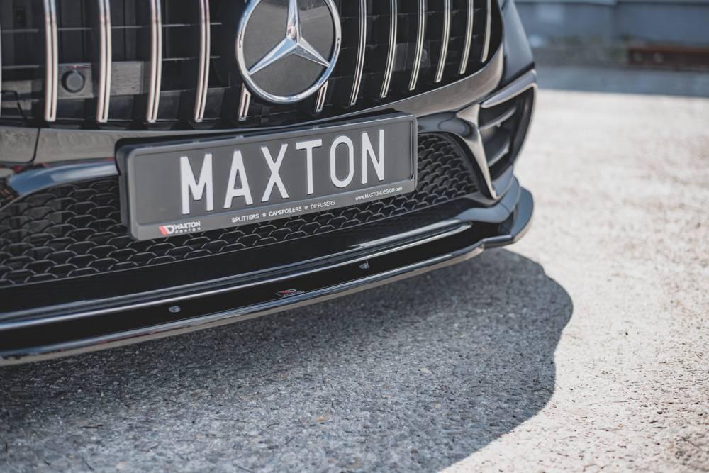 Front Lippe / Front Splitter / Frontansatz V.2 für Mercedes-CLS AMG-Line C257 von Maxton Design - UPGRADEMYCAR