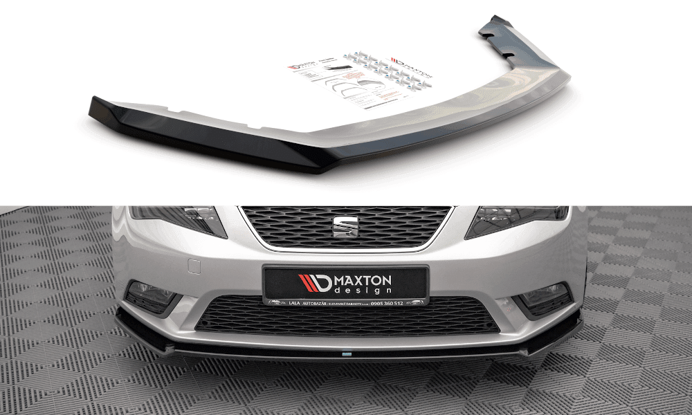 Front Splitter / Cup Schwert / Frontansatz V.2 für Seat Leon Mk3 von Maxton Design