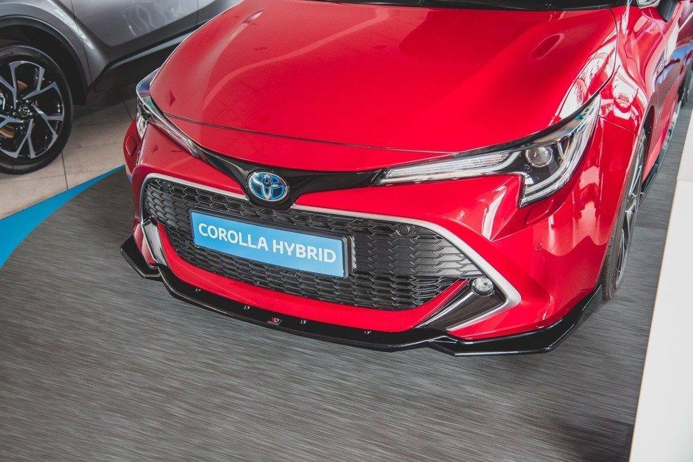 Front Lippe / Front Splitter / Frontansatz V.2 für Toyota Corolla E210 Touring Sports / Hatchback von Maxton Design