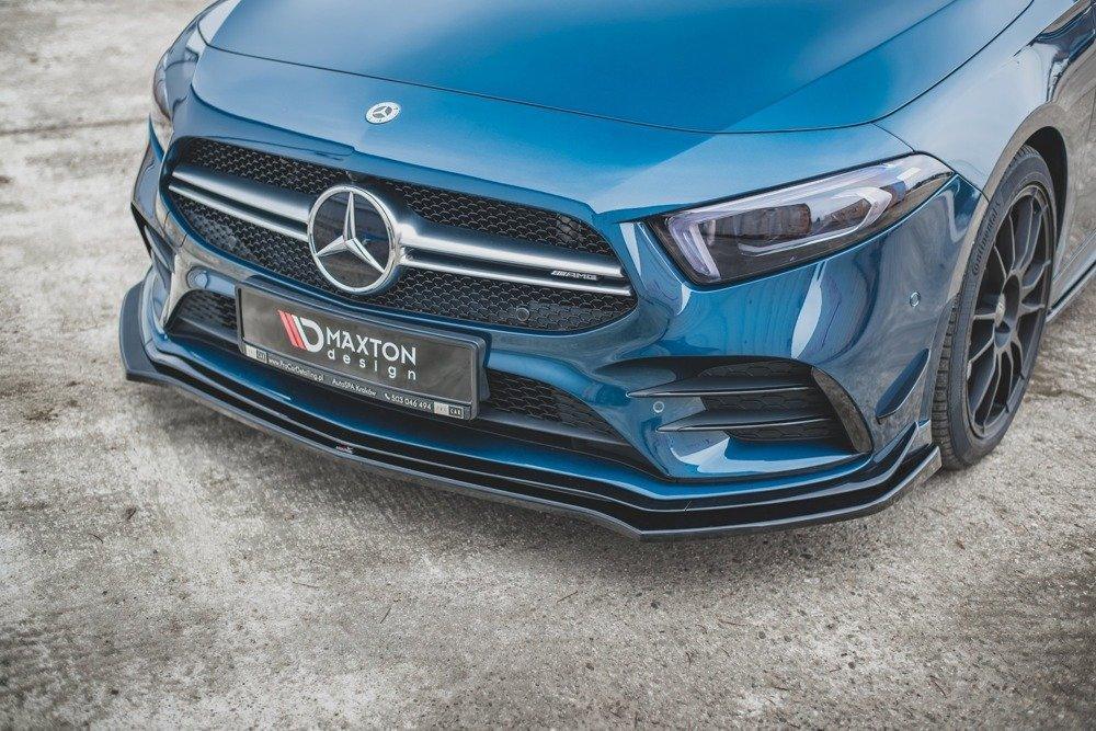 Front Lippe / Front Splitter / Frontansatz V.2 Mercedes A35 AMG W177 von Maxton Design - UPGRADEMYCAR