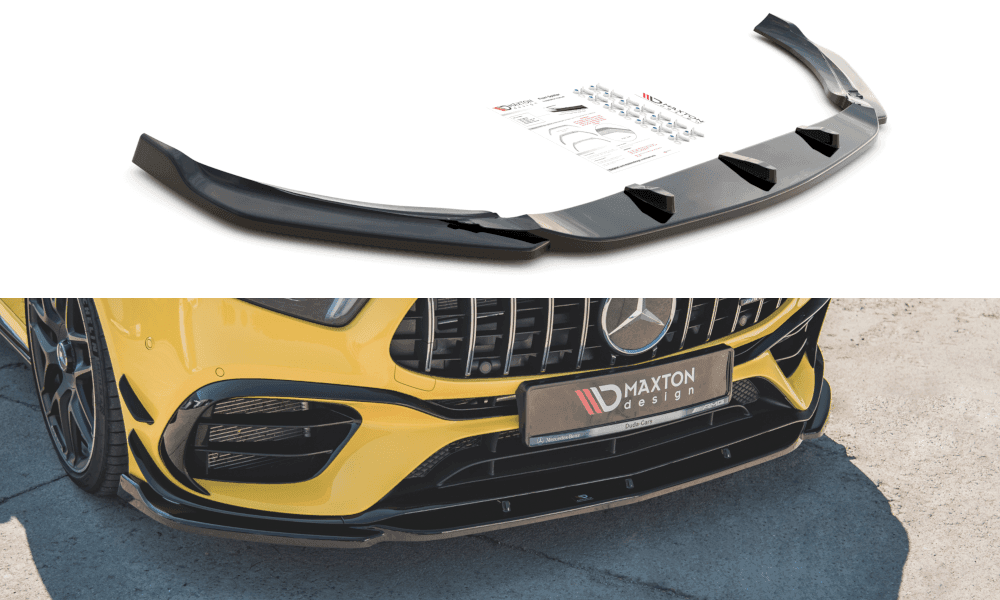 Front Lippe / Front Splitter / Frontansatz V.2 Mercedes-AMG A 45 S W177 von Maxton Design - UPGRADEMYCAR