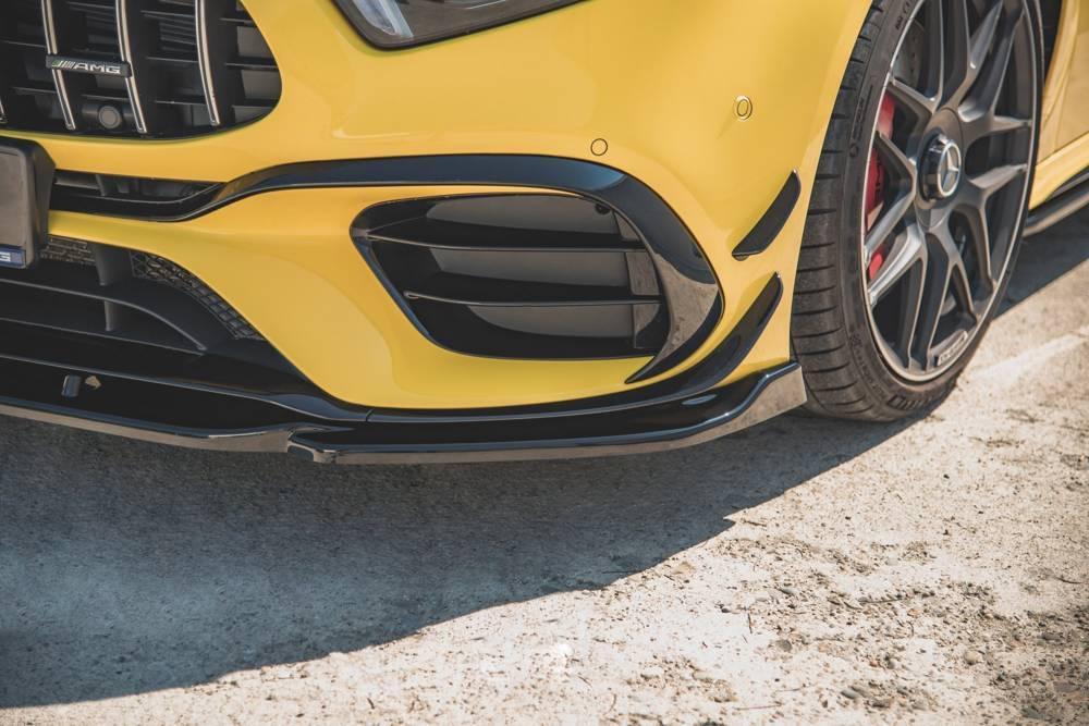 Front Lippe / Front Splitter / Frontansatz V.2 Mercedes-AMG A 45 S W177 von Maxton Design - UPGRADEMYCAR