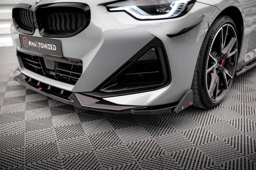 Front Lippe / Front Splitter / Frontansatz V.2 für Audi Q3 F3 S-Line von Maxton Design