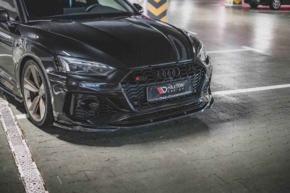 Front Lippe / Front Splitter / Frontansatz V.3 für Audi RS5 F5 Facelift von Maxton Design - UPGRADEMYCAR