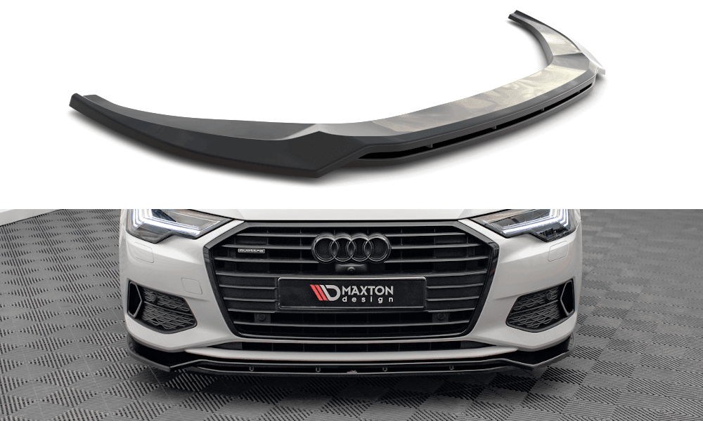 Front Lippe / Front Splitter / Frontansatz V.3 für Audi A6 C8 von Maxton Design