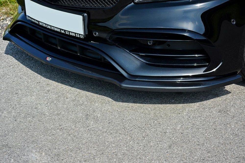 Front Lippe / Front Splitter / Frontansatz V.1 für Mercedes Benz A-Klasse W176 AMG Facelift von Maxton Design