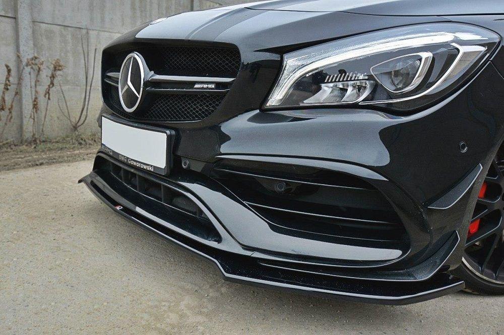 Front Lippe / Front Splitter / Frontansatz V.2 für Mercedes CLA A45 AMG C117 Facelift von Maxton Design