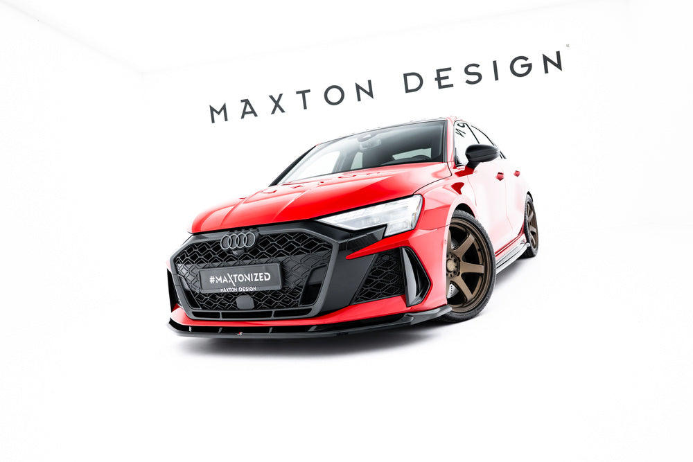 Frontlippe / Frontsplitter / Frontansatz V.1 für Audi RS3 8Y Facelift von Maxton Design