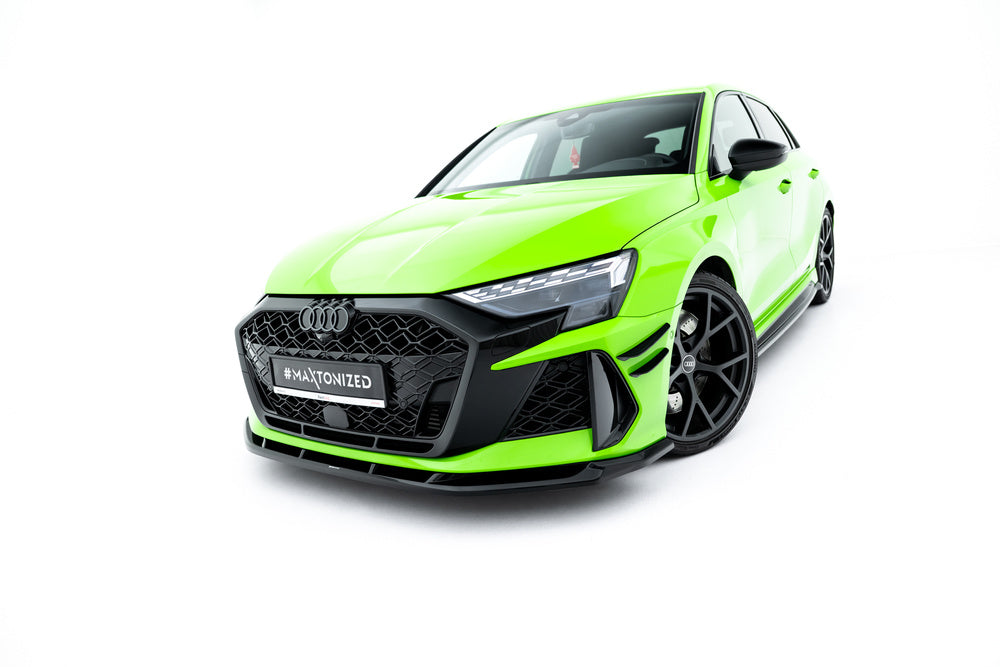 Frontlippe / Frontsplitter / Frontansatz V.1 für Audi RS3 Sportback 8Y Facelift von Maxton Design
