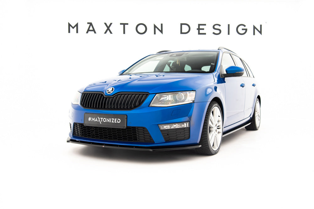 Frontlippe / Frontsplitter / Frontansatz V.1 für Skoda Octavia RS MK3 von Maxton Design