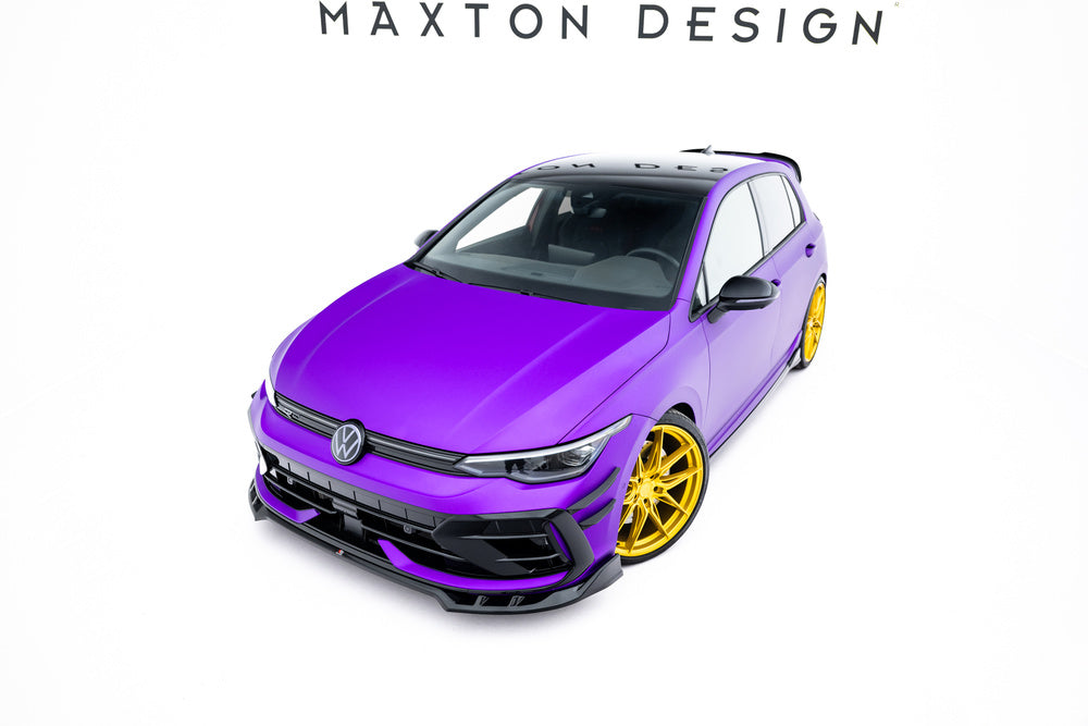 Frontlippe / Frontsplitter / Frontansatz V.1 für VW Golf R Mk8 Facelift von Maxton Design