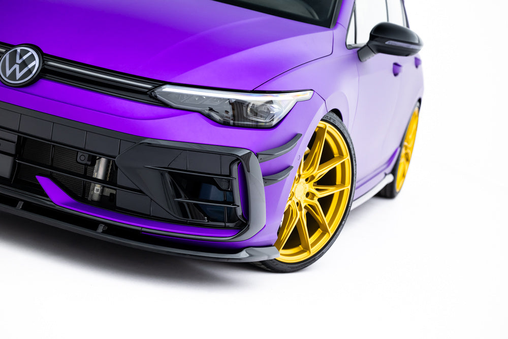 Frontlippe / Frontsplitter / Frontansatz V.2 für VW Golf R Mk8 Facelift von Maxton Design