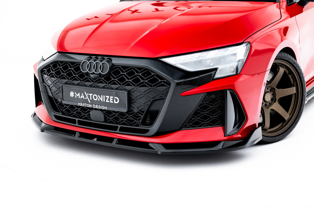 Frontlippe / Frontsplitter / Frontansatz V.3 für Audi RS3 8Y Facelift von Maxton Design