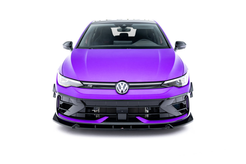 Frontlippe / Frontsplitter / Frontansatz V.3 für VW Golf R Mk8 Facelift von Maxton Design