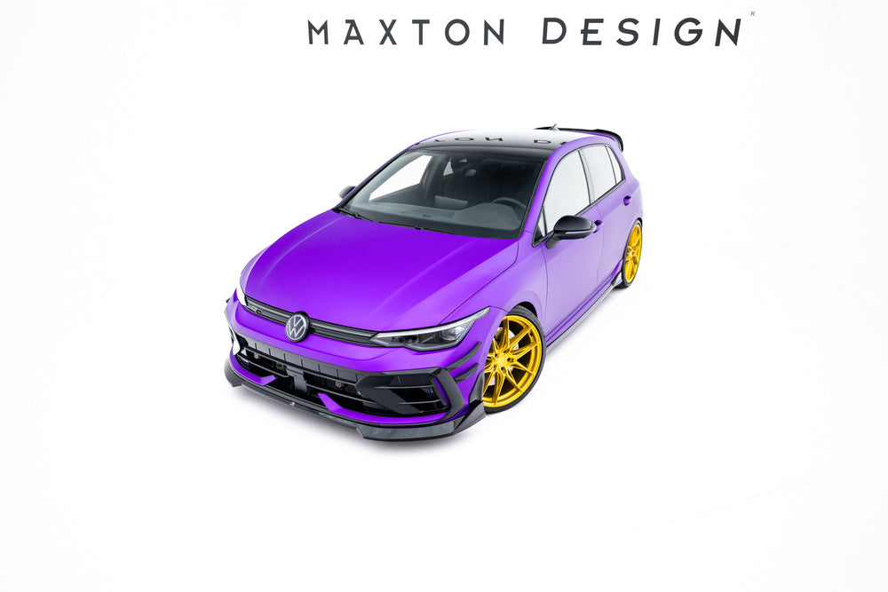 Frontlippe / Frontsplitter / Frontansatz V.4 für VW Golf R Mk8 Facelift von Maxton Design