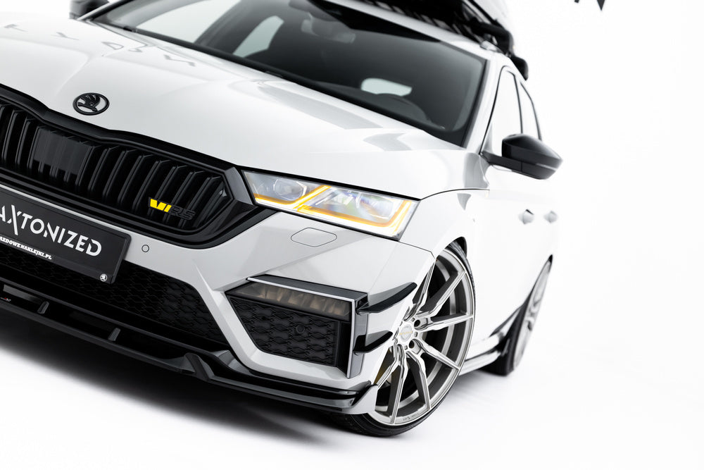 Frontlippe / Frontsplitter / Frontansatz V.5 für Skoda Octavia RS MK4 von Maxton Design