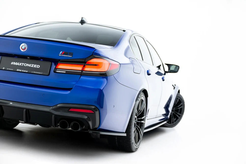Seitliche Heck Diffusor Erweiterung V.2 für BMW M5 F90 Facelift von Maxton Design