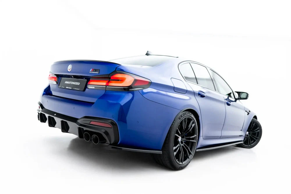 Seitliche Heck Diffusor Erweiterung V.2 für BMW M5 F90 Facelift von Maxton Design