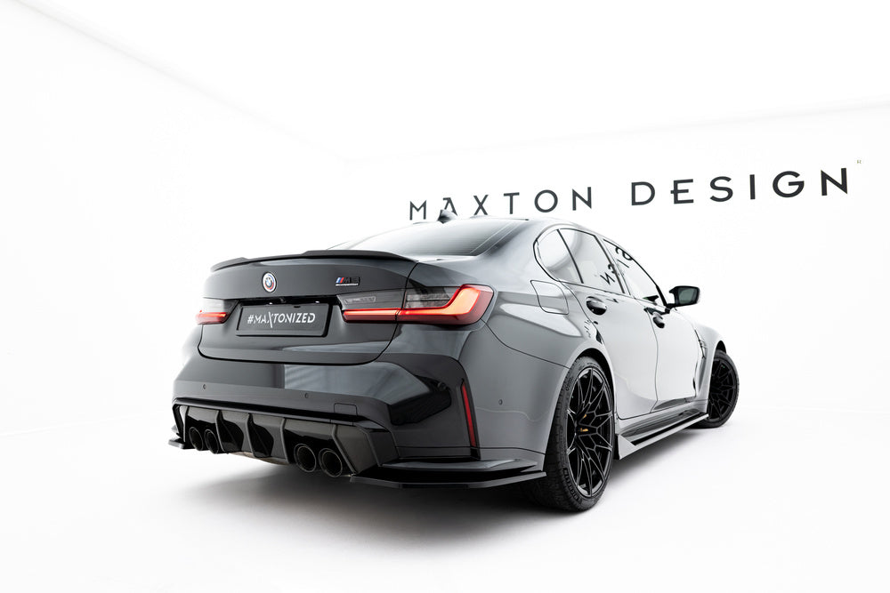 Seitliche Heck Diffusor Erweiterung V.3 für BMW M3 G80 / G81 von Maxton Design