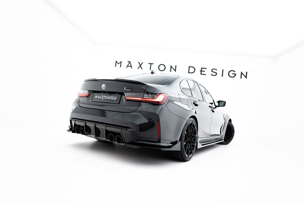 Seitliche Heck Diffusor Erweiterung V.5 für BMW M3 G80 / G81 von Maxton Design