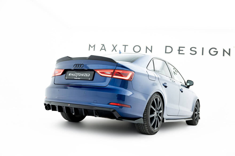 Heckdiffusor (Einflutig Links) für Audi A3 Limousine 8V von Maxton Design
