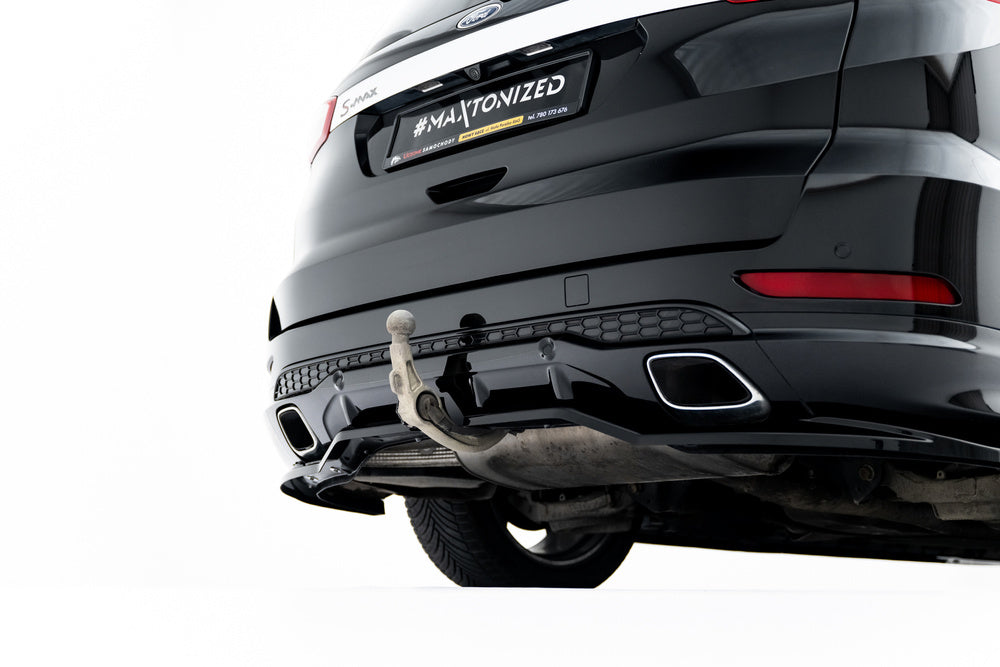 Zentraler Hinterer Splitter für Ford S-Max ST-Line Mk2 Facelift von Maxton Design