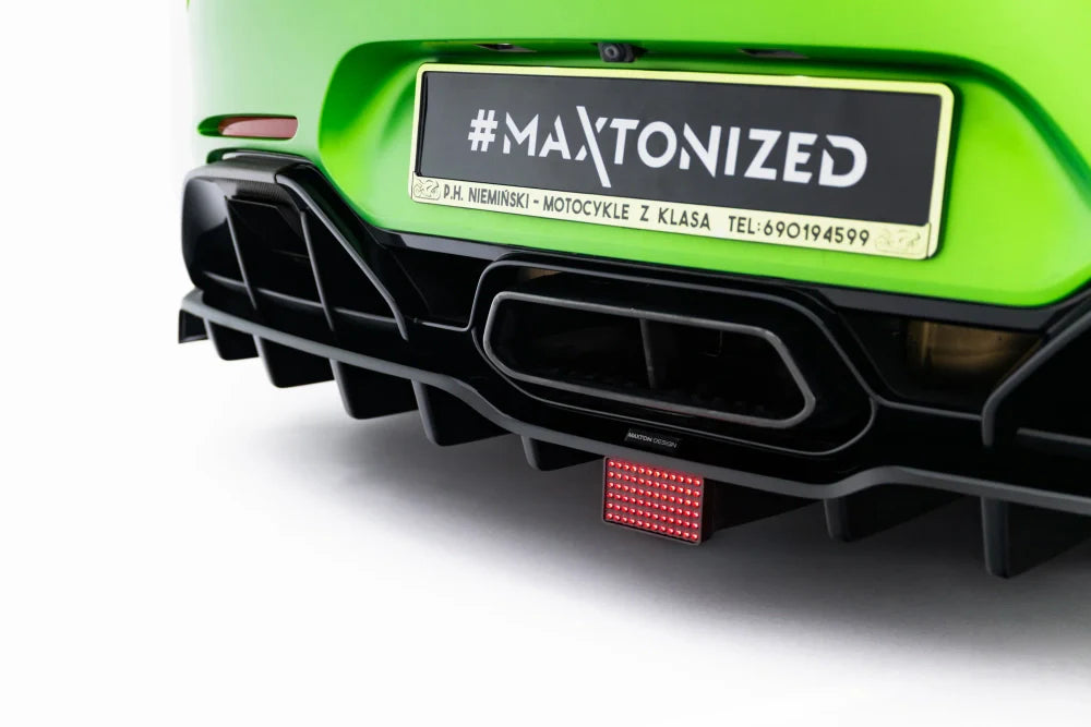 Heckdiffusor Ansatz + LED Mercedes-AMG GT R C190 Facelift von Maxton Design