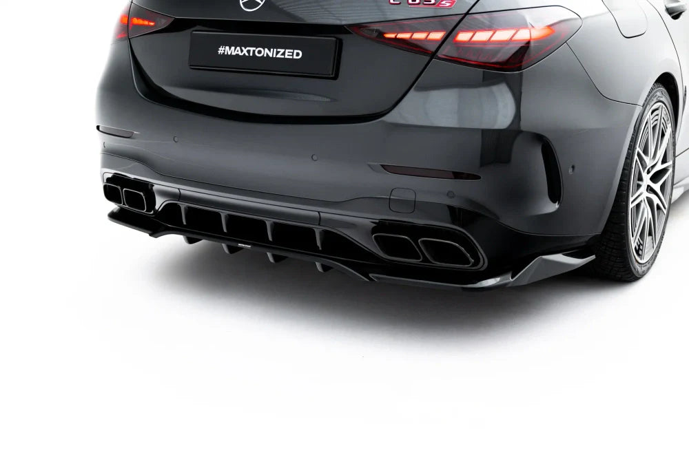 Zentraler Hinterer Splitter für Mercedes-AMG C63 Limousine / T-Modell W206 / S206 von Maxton Design