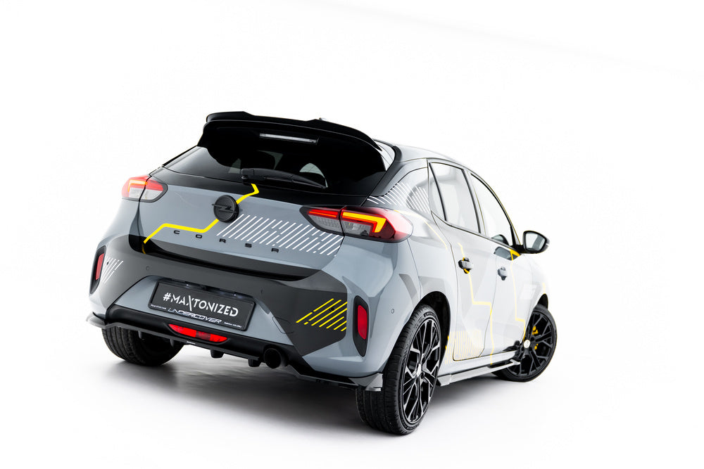 Zentraler Hinterer Splitter für Opel Corsa F Facelift (Mk6 Facelift) von Maxton Design
