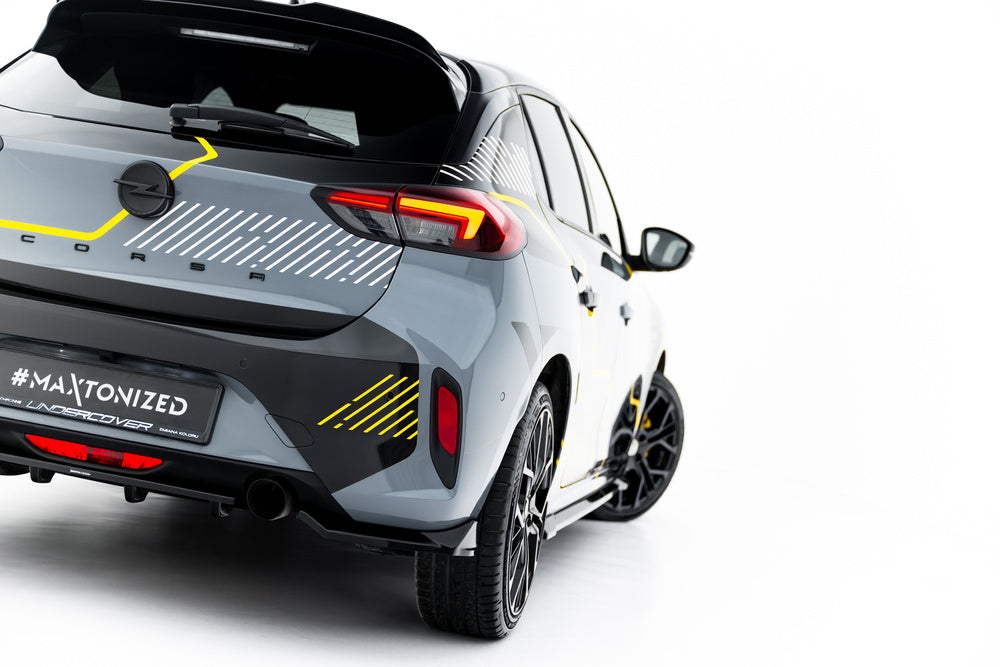 Zentraler Hinterer Splitter für Opel Corsa F Facelift (Mk6 Facelift) von Maxton Design