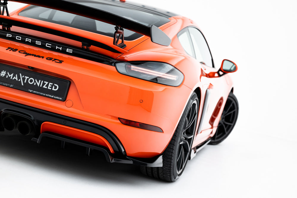 Seitliche Heckdiffusor Erweiterung für Porsche 718 Cayman GTS 982c von Maxton Design