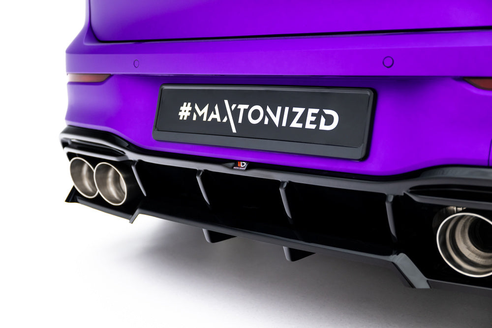 Heckdiffusor Erweiterung V.2 für VW Golf R Mk8 / Mk8 Facelift von Maxton Design